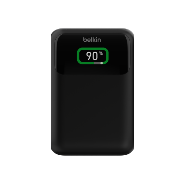 بنك طاقة Belkin BoostCharge ثلاثي المنافذ لأجهزة الكمبيوتر المحمولة 20K مع منافذ USB-C وUSB-A