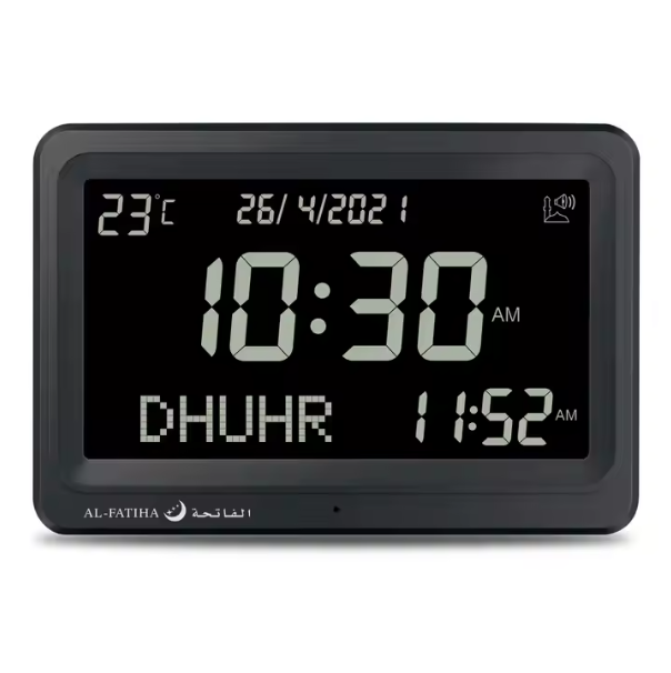 الفاتحة ساعة أذان LCD FAJ-113