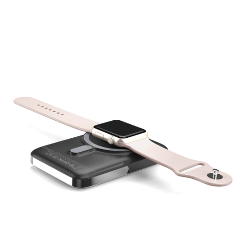 WiWU Elite Power Bank Wi-P018 10000mAh Strong Magnetic Wireless Charging With Stand - Black