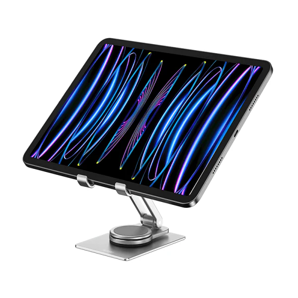 Wiwu zm107 desktop rotation stand for mobile phone and tablet - space grey