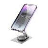 Wiwu zm107 desktop rotation stand for mobile phone and tablet - space grey