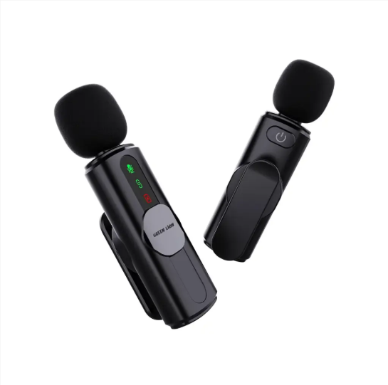 Green Lion Microphone 3-Level Noise Cancellation - Black