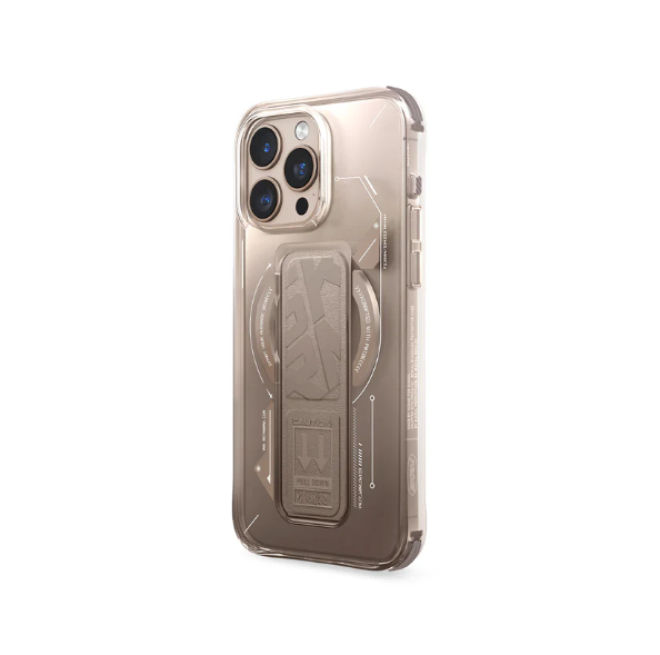 Skinarma HELIO Mag-Charge iPhone 16 Pro / Pro Max with Grip-Stand - Gold