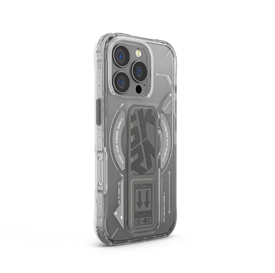 Skinarma HELIO Mag-Charge iPhone 16 Pro / Pro max with Grip-Stand - Grey