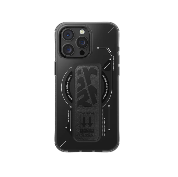 Skinarma HELIO Mag-Charge iPhone 16 Pro / Pro max with Grip-Stand - Black