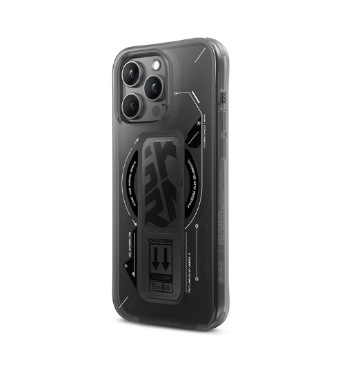 Skinarma HELIO Mag-Charge iPhone 16 Pro / Pro max with Grip-Stand - Black