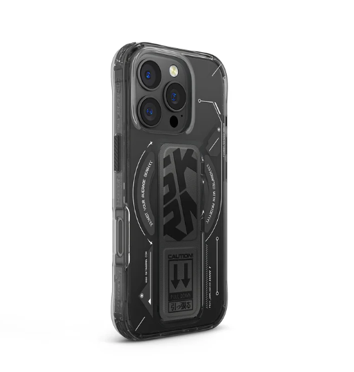 Skinarma HELIO Mag-Charge iPhone 16 Pro / Pro max with Grip-Stand - Black