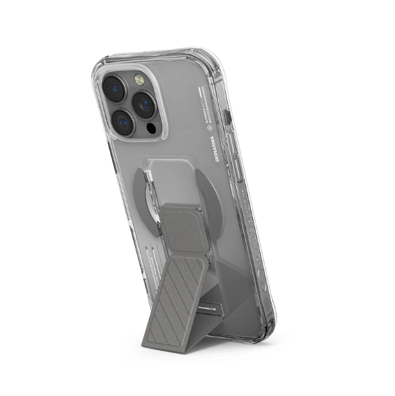 Skinarma AXON Mag-Charge iPhone 16 Pro / Pro Max with Grip-Stand - Grey