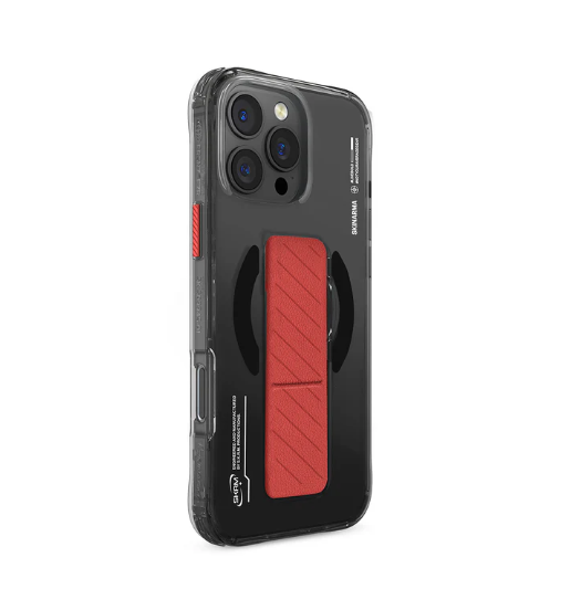 Skinarma AXON Mag-Charge iPhone 16 Pro / Pro Max with Grip-Stand - Black