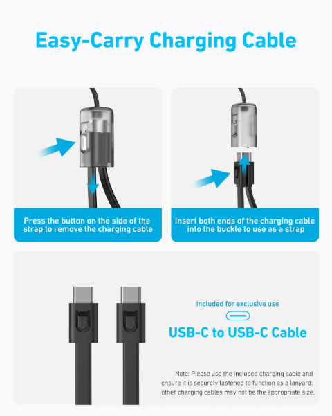 Anker Power Bank Powercore 20000mAh 30W Portable Charger with USB C Cable  A1384h11