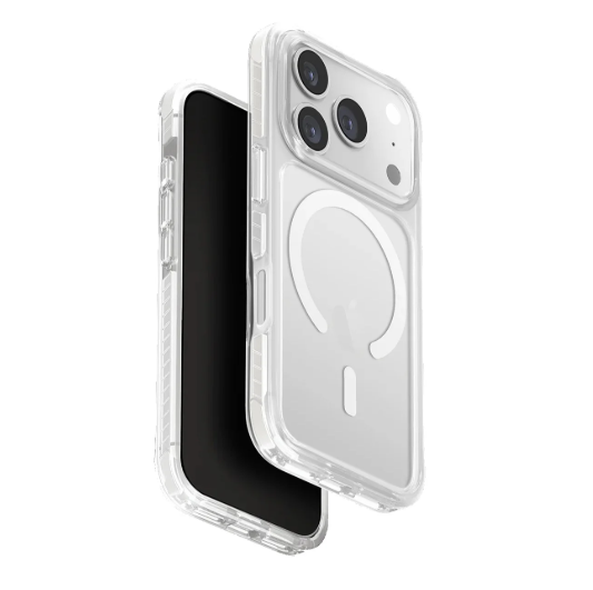 UNIQ Combat Triple-Layered Protective Phone Case with MagSafe for iPhone 17 Pro / Pro Max – White