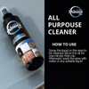 Shinora Plus All Purpose Multi Cleaner, 250ml, Professional Stain Remover for Fabric, Metal, Plastic and Headlights