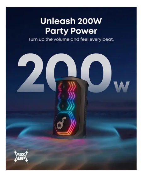 Anker Soundcore Rave 3S Wireless Partybox Black – A31A3012