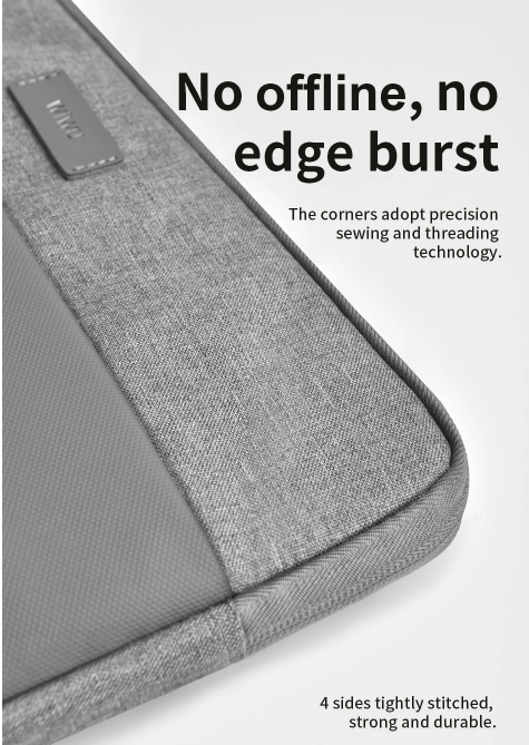 WiWU Minimalist Sleeve Bag For Up To 14" Laptop/Macbook Air - Black