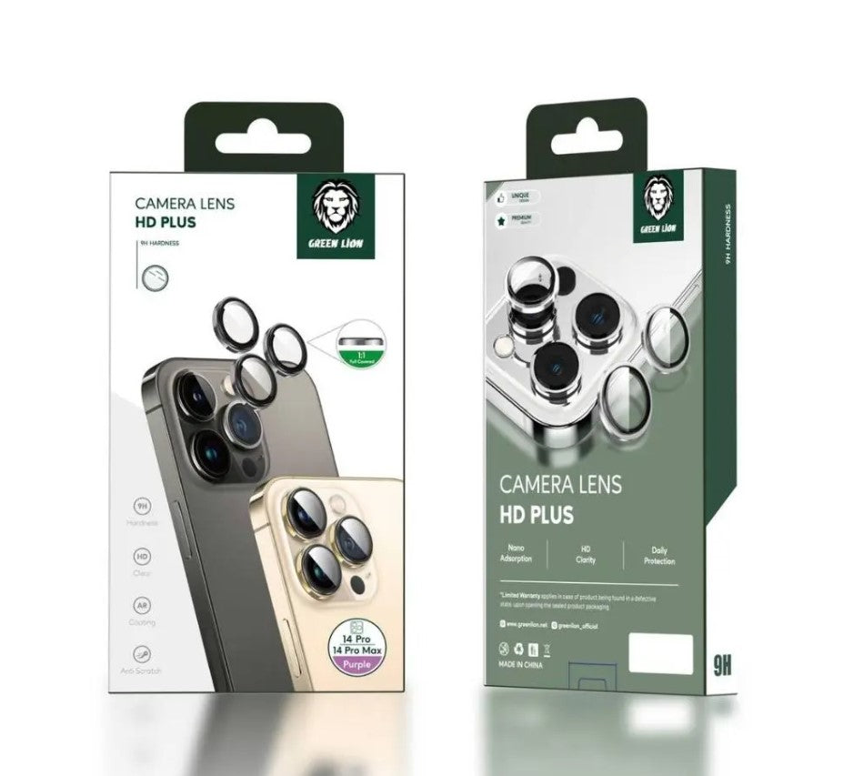 عدسة كاميرا خضراء عالية الدقة بلس لهاتف iPhone 14 / 14 Plus