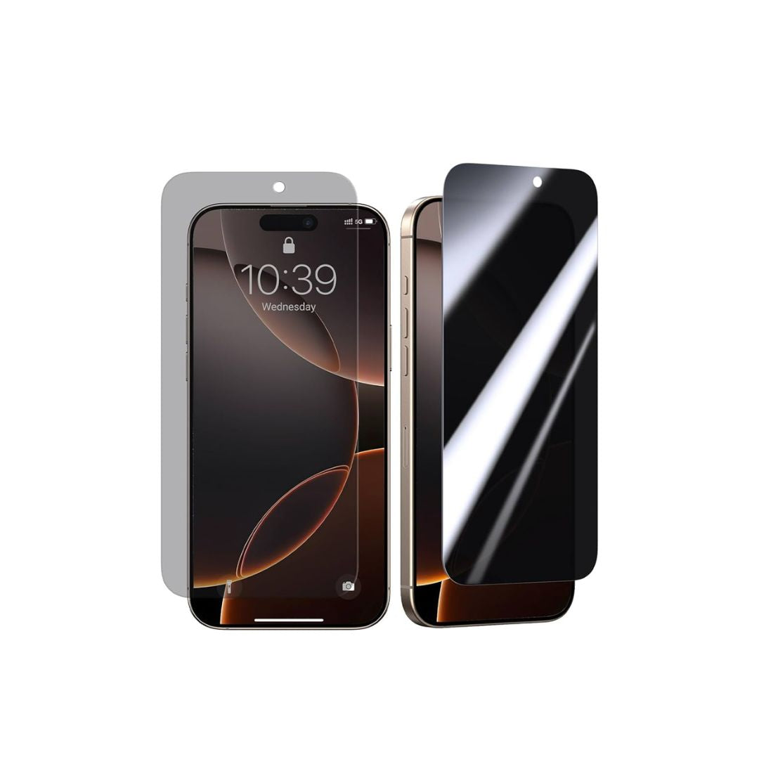 Ugreen  iPhone 16 Pro / Pro Max Screen Protector Full Coverage 6.9 Inch HD Easy Installation Frame Military-Grade Protection Scratch Resistant Anti-Fingerprint - Privacy