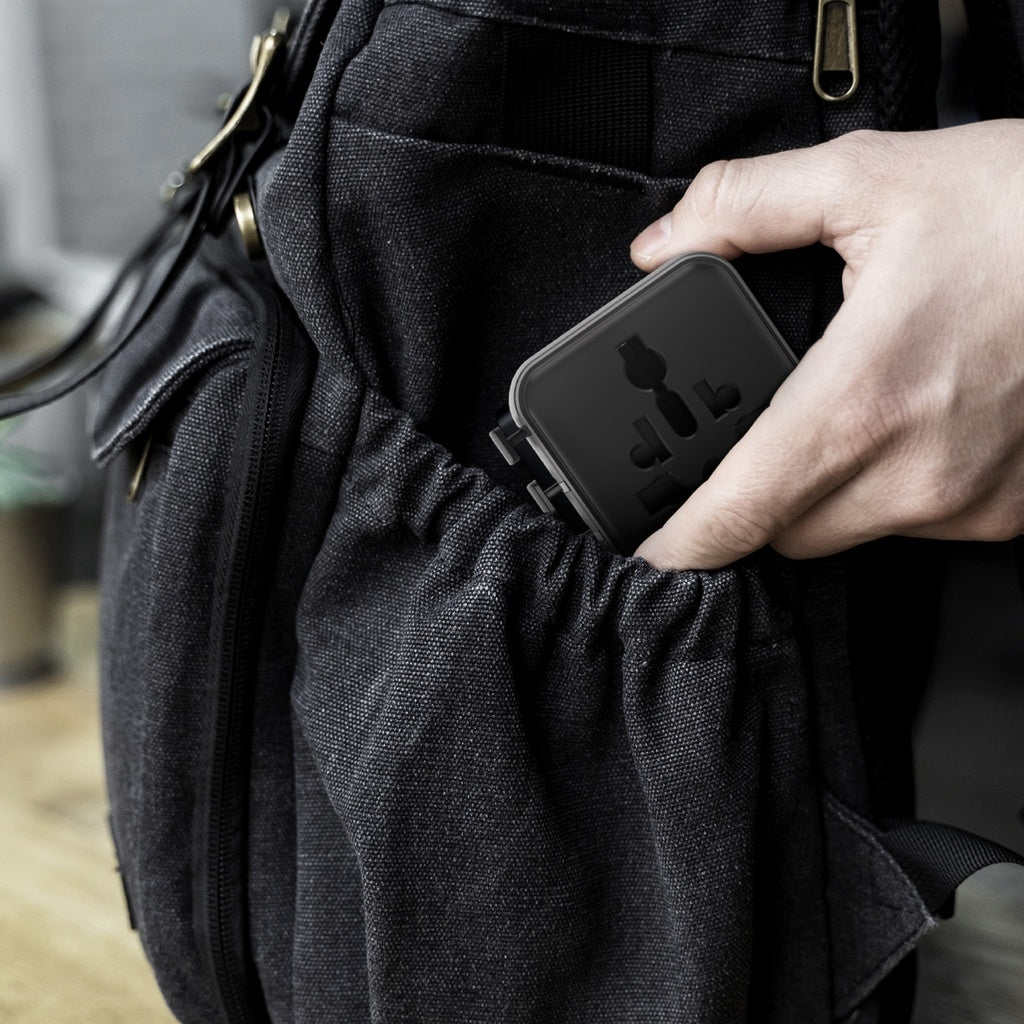 Momax 1-World 20W Universal Travel Charger with Dual AC