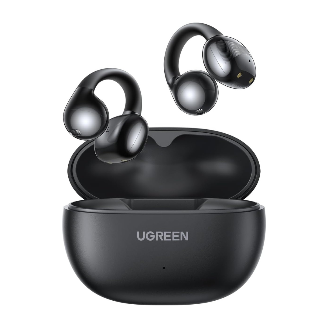 UGREEN Open-ear Earbuds Wireless Bluetooth 5.4 Earphone Clip-on Headphone ENC Noise Cancelling