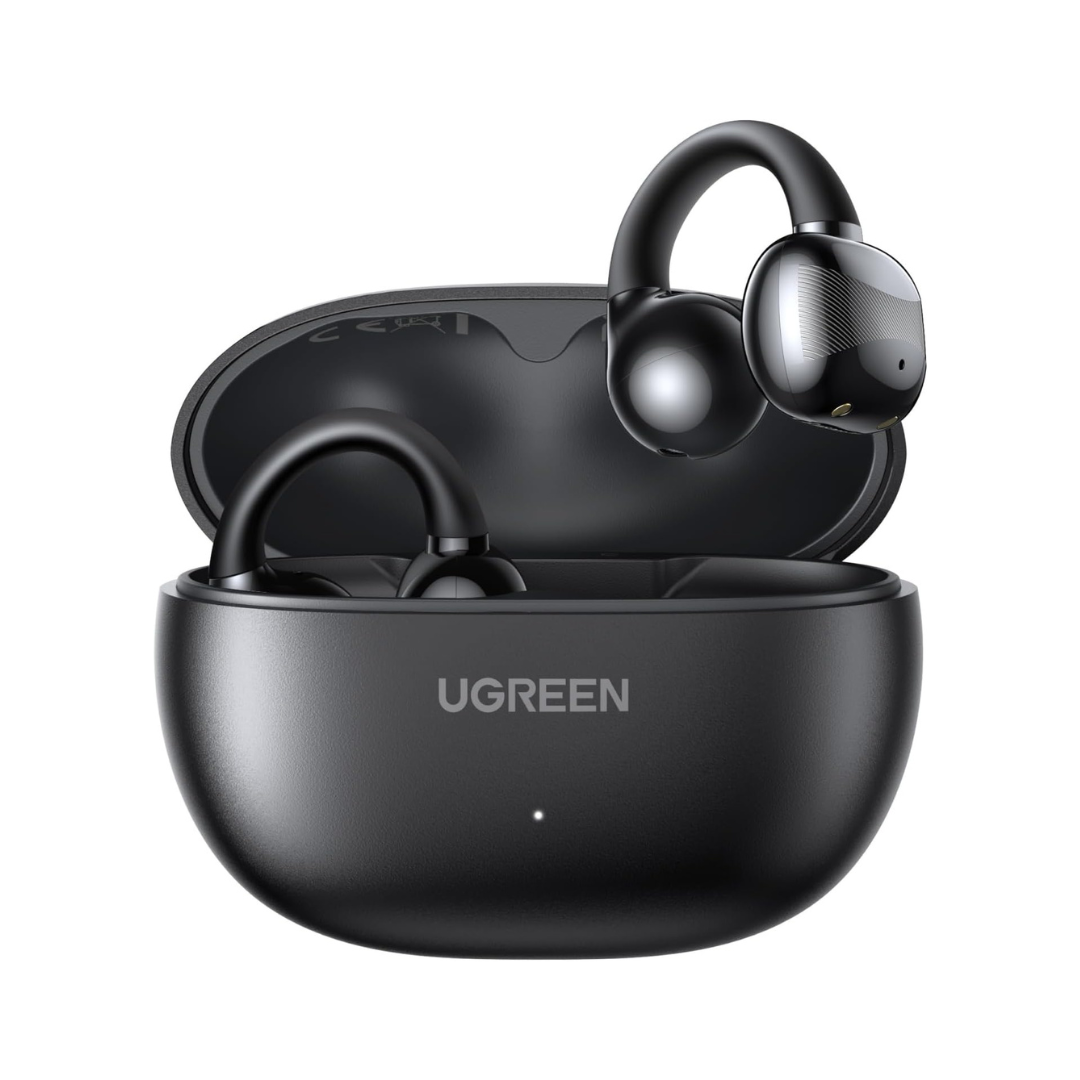 UGREEN Open-ear Earbuds Wireless Bluetooth 5.4 Earphone Clip-on Headphone ENC Noise Cancelling