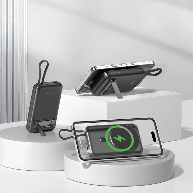 باور بانك جرين ليون دي اكس بي ماج سيف 10000 مللي أمبير/ساعة - أسود