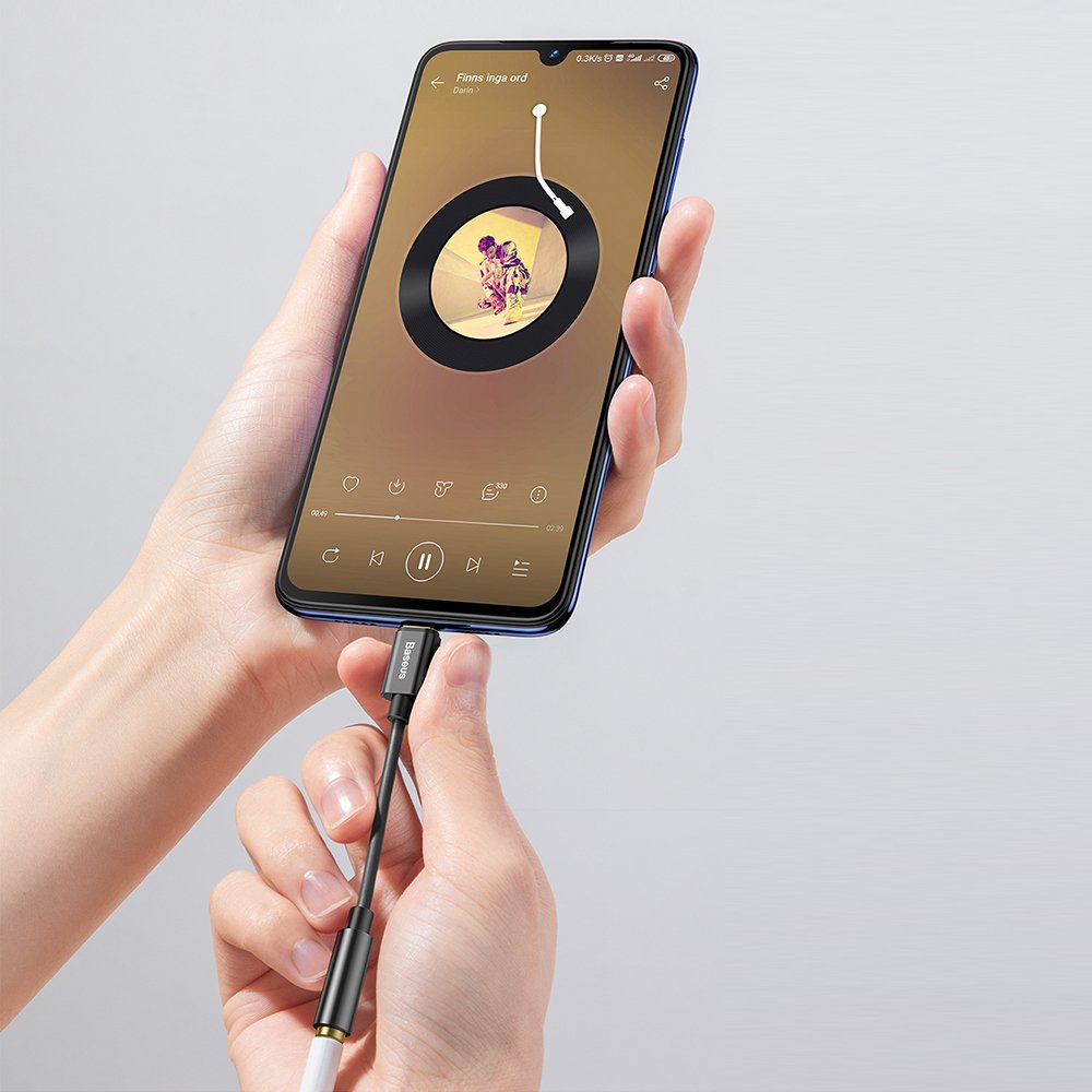 محول سماعة الرأس Baseus USB-C إلى مقبس صوت 3.5 ملم