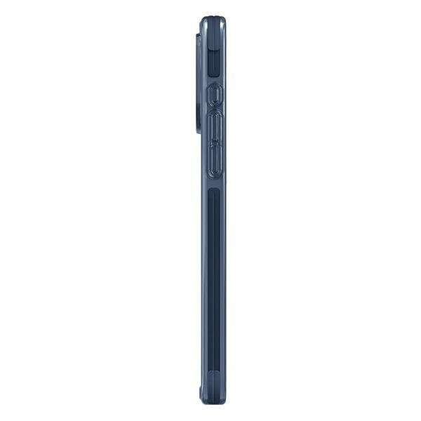 جراب/غطاء شحن مغناطيسي من Uniq لهاتف iPhone 15 Pro/Pro Max - أزرق دخاني