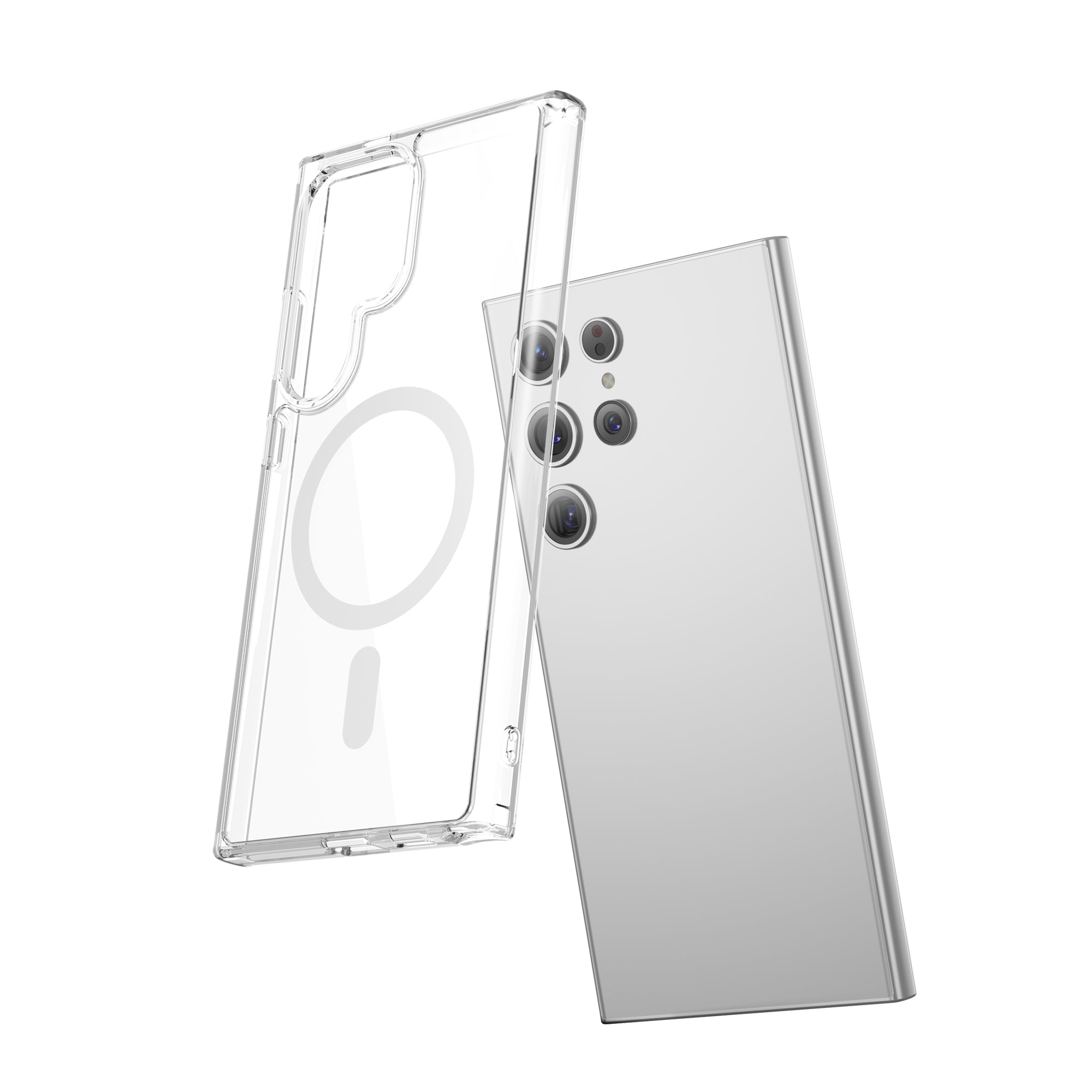 جراب حماية فائق الوضوح من السقوط من Green Lion MagSafe لهاتف S24 Ultra