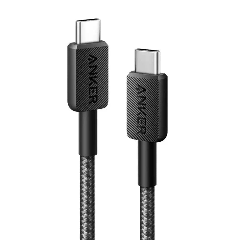 Anker 322 PowerLine USB-C to USB-C Cable (0.9 m / 3 ft, 60 W PD) – Model A81F5H11