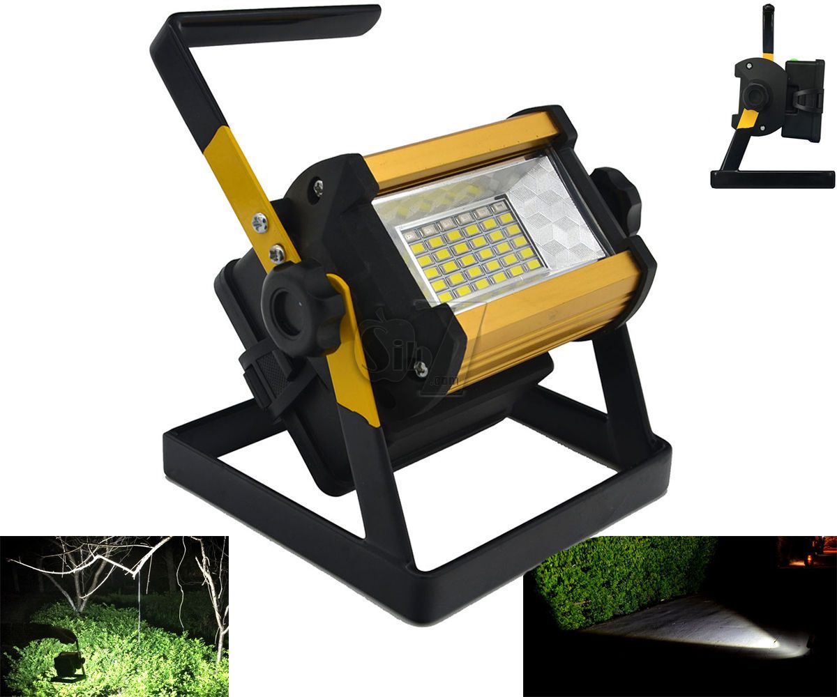Rechargeable Portable LED 50W Work Light with Stand