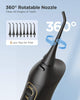 Fairywill 5020E 300ML Water Flosser with 3 Modes 8 Jet Tips - جهاز تنظيف أسنان مائي 5020 إي