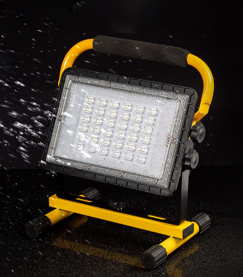 Rechargeable Portable LED 150W Work Light with Stand (Solar)