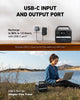 Anker A1720211 521 Portable Power Station Powerhouse 256WH Solar Generator Black