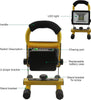 Rechargeable Portable LED 30W Work Light with Stand - مصباح عمل منزلي كلاسيكي - متعدد الوظائف
