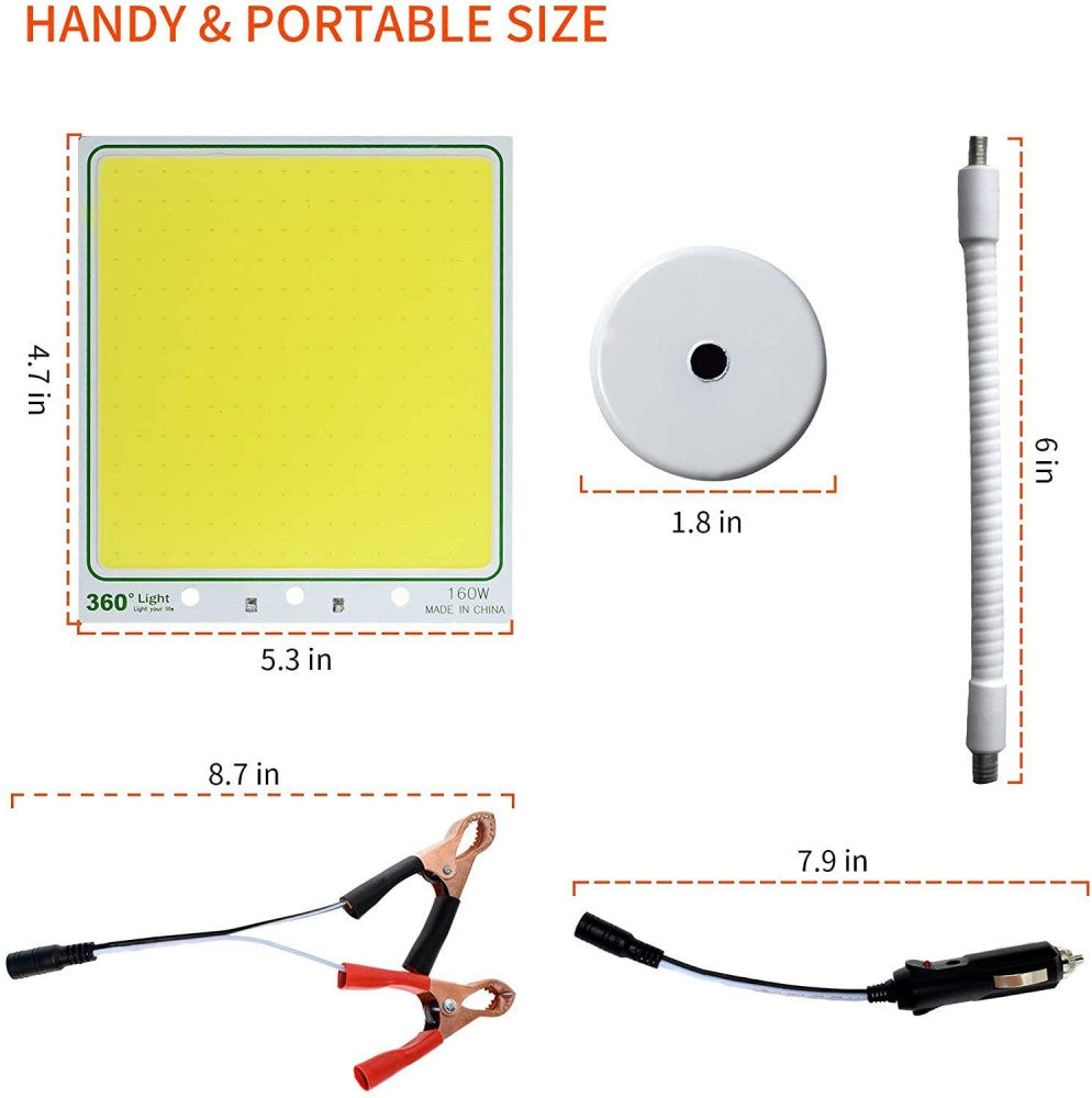 مصباح تخييم/طوارئ LED TM-08 من 360 Light