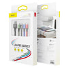 Baseus 4 in 1 Rapid Series Cable (1 Type C, 1 Micro USB, 2 Lightning) - 1.2 m