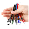 Baseus 4 in 1 Rapid Series Cable (1 Type C, 1 Micro USB, 2 Lightning) - 1.2 m