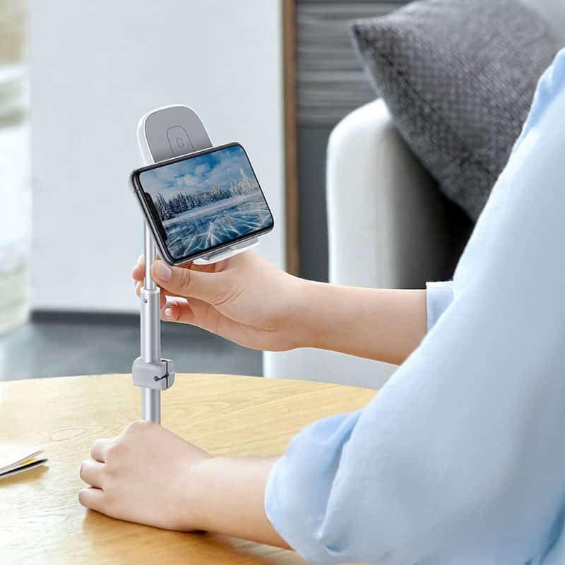 Baseus Literary Youth Desktop Bracket (Telescopic + Wireless Charging) -