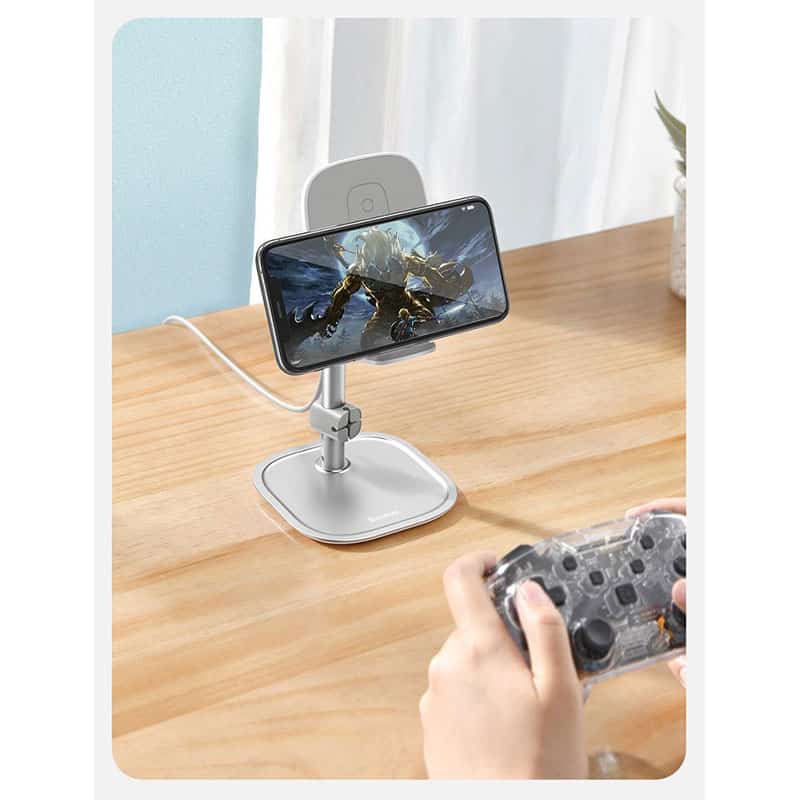 Baseus Literary Youth Desktop Bracket (Telescopic + Wireless Charging) -