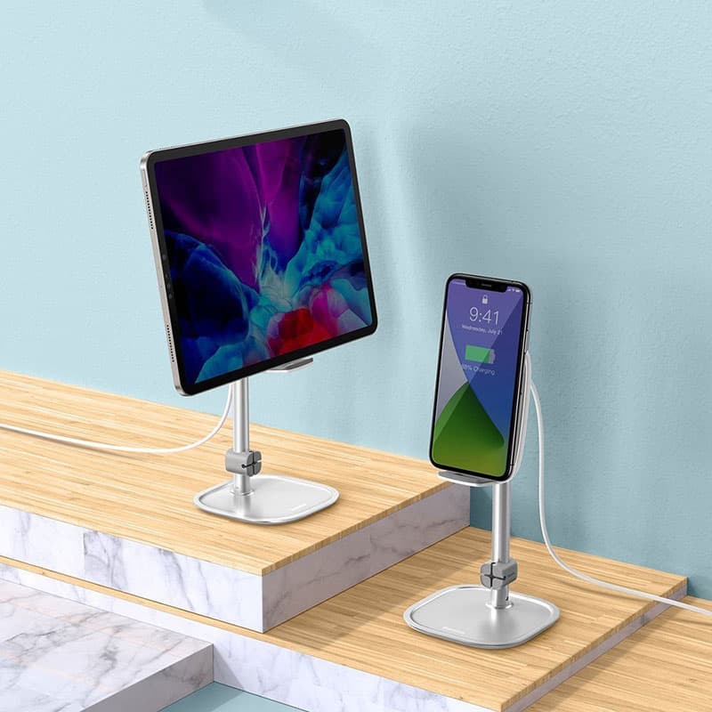 Baseus Literary Youth Desktop Bracket (Telescopic + Wireless Charging) -