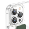 جراب Green London رفيع هجين مع حزام مطاطي لهاتف iPhone 14 Pro Max