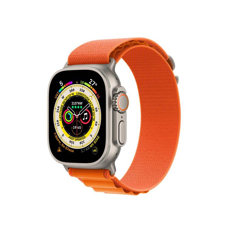 Green Lion Ultra Series High-Strength Watch Strap (42mm/44mm/45mm/49mm) - Orange