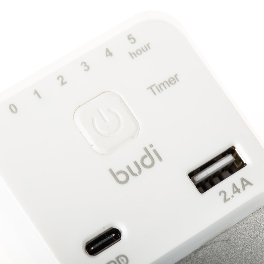 Budi timer touch night light USB power SOCKET