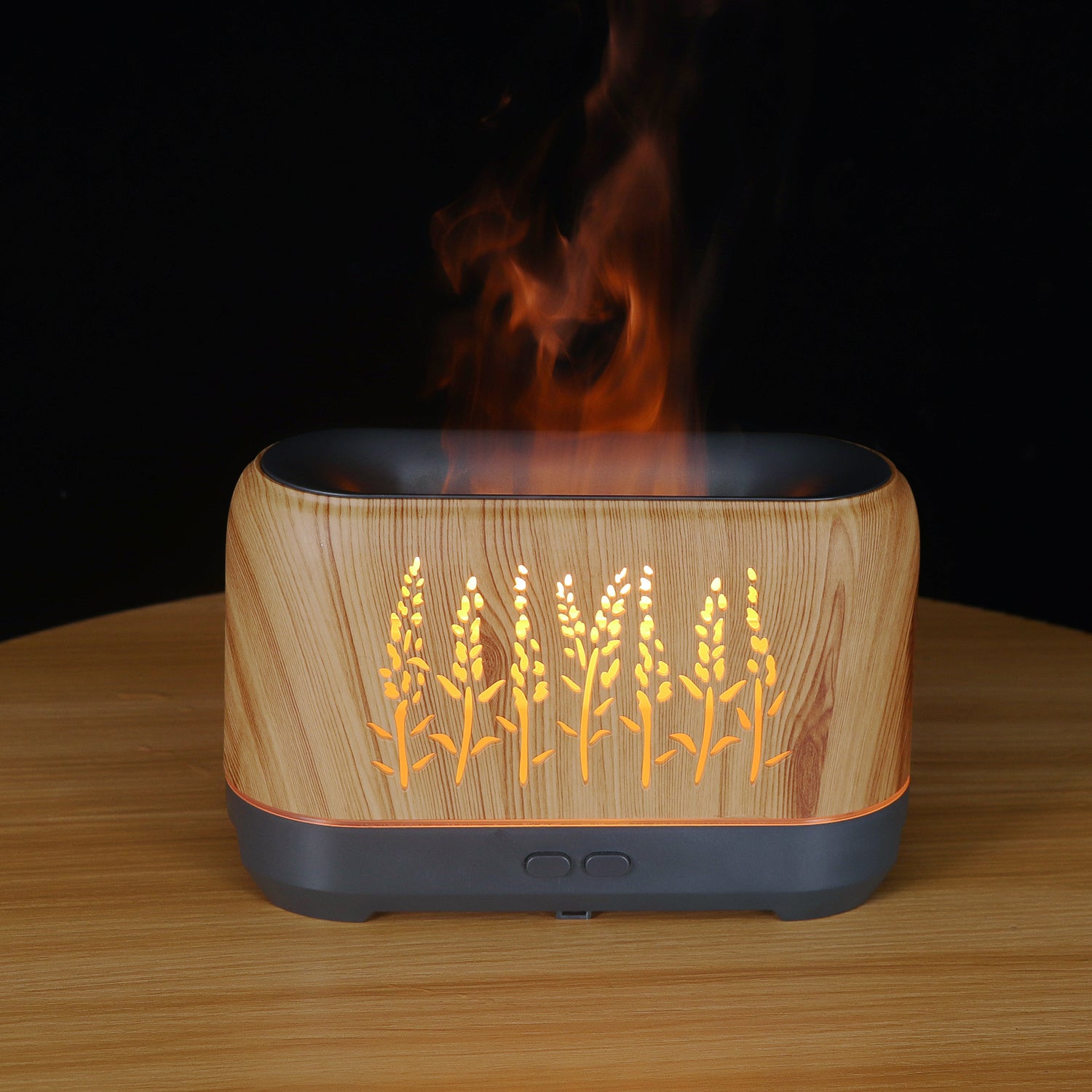 Flame Aroma Diffuser 3D flame fragrance Humidifier 200ml