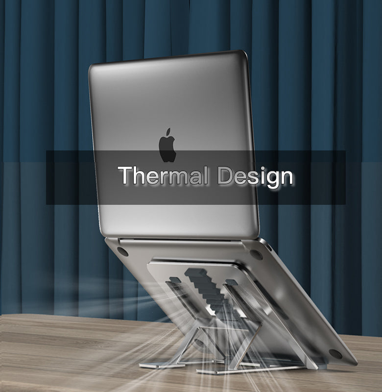 حامل كمبيوتر محمول/كمبيوتر لوحي من YESIDO - حامل كمبيوتر محمول قابل للتعديل من الألومنيوم عالي الجودة