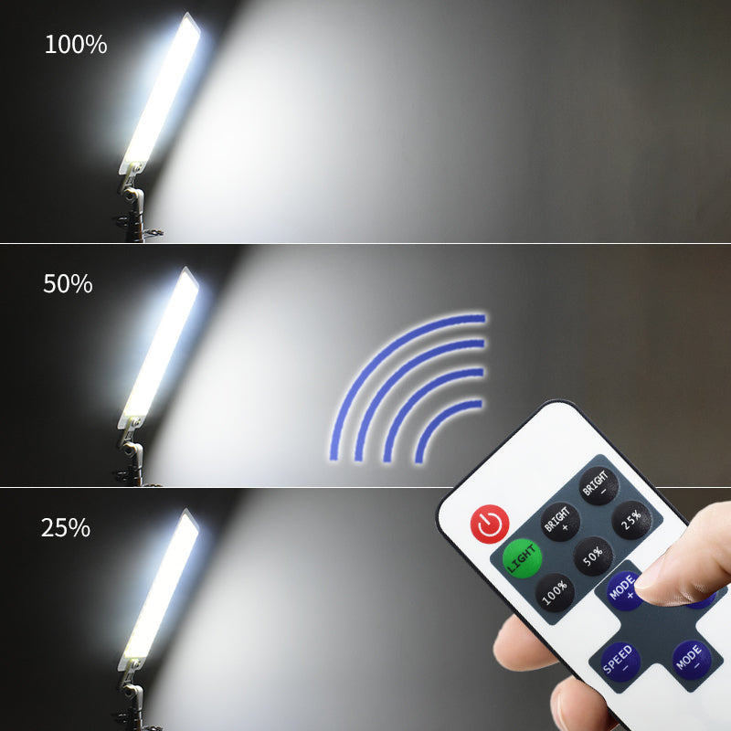 مصباح تخييم LED 360 مع قضيب تلسكوبي