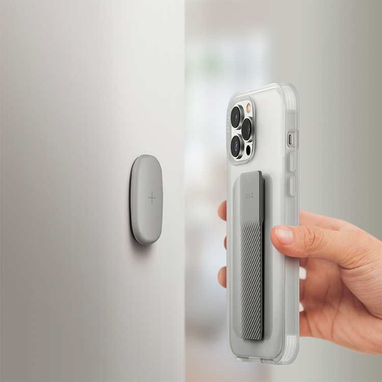 جراب/غطاء هجين من Uniq لهاتف iPhone 13 Pro/ Pro Max - لون DOVE (شفاف غير لامع)