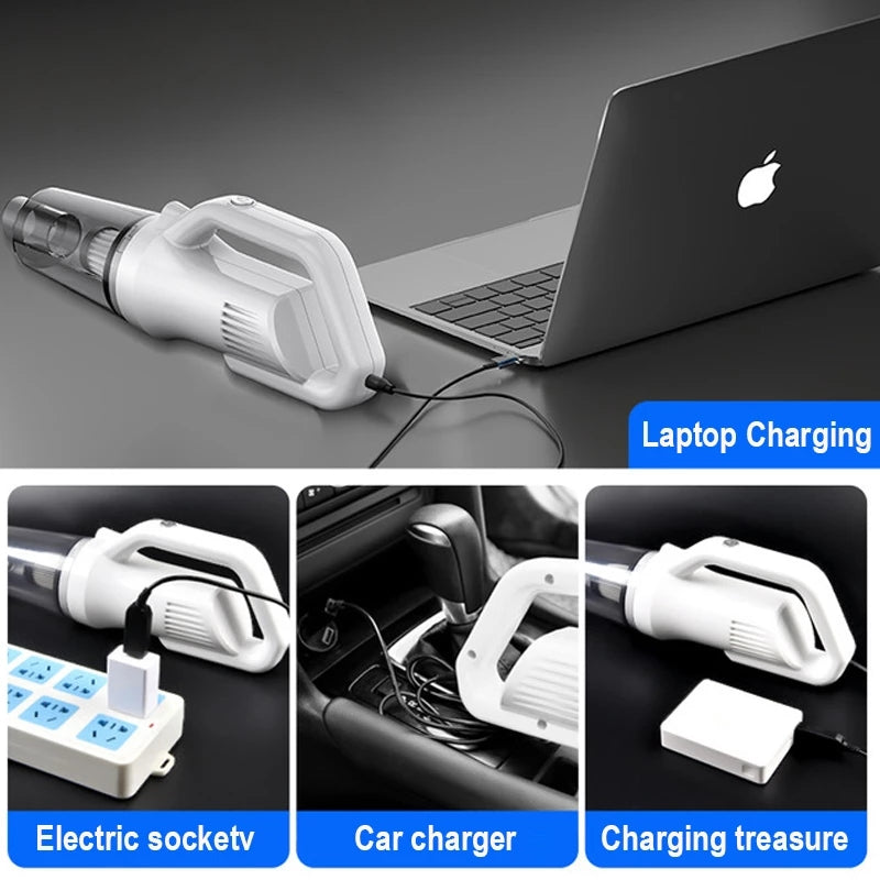 Baseus 12000Pa Powerful Suction Wireless Handheld Vacuum Cleaner with LED Light