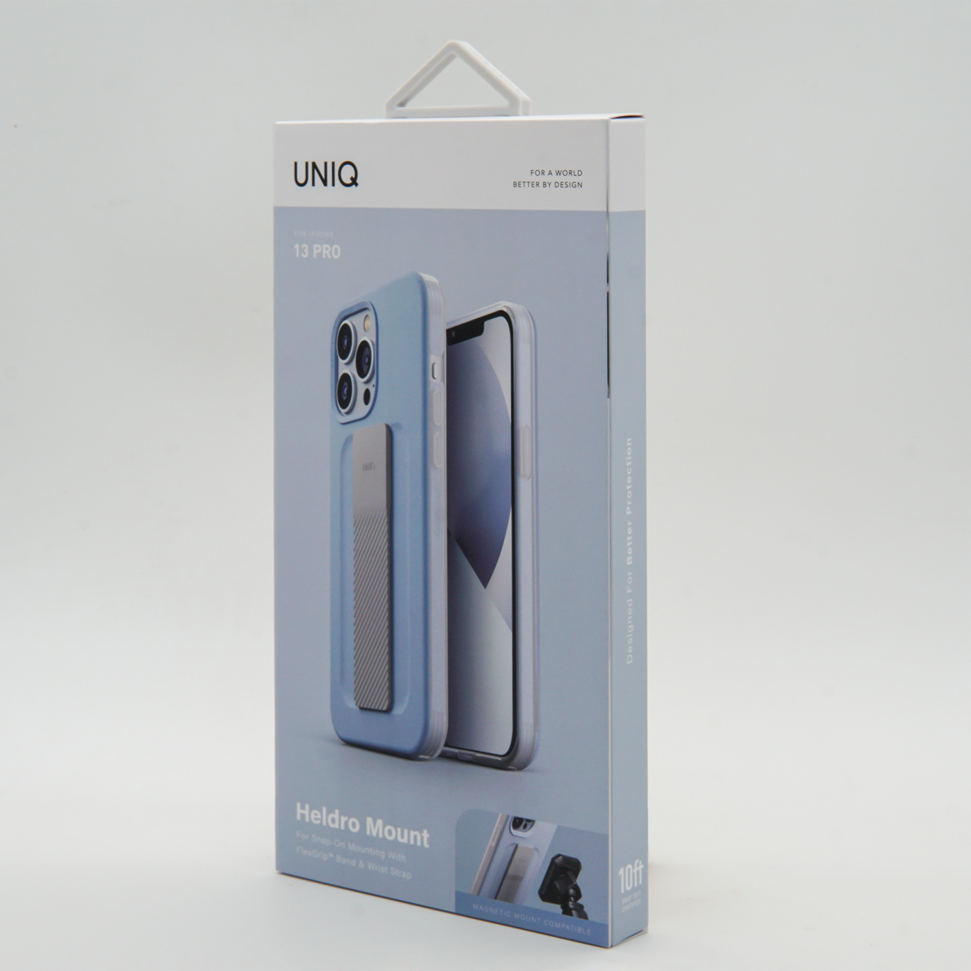 Uniq Iphone 13 Pro / Pro Max Hybrid Heldro Mount case / cover  - Arctic Blue