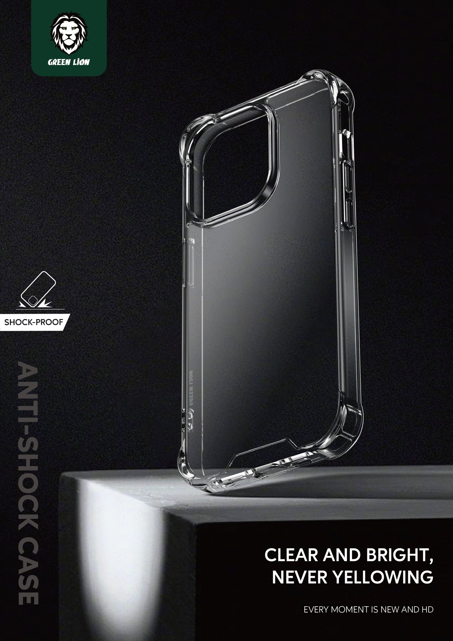 جراب Green Rocky Series 360° مضاد للصدمات لهاتف iPhone 14 Pro Max