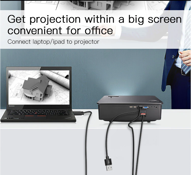 YESIDO Type C to HDMI Adapter - موصل ألتميت من Type-C إلى HDMI